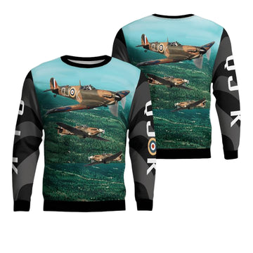 RAF Supermarine Spitfire and Hawker Hurricane AOP Sweater ? Usalast