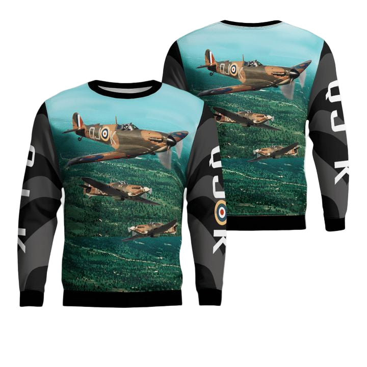 RAF Supermarine Spitfire and Hawker Hurricane AOP Sweater ? Usalast