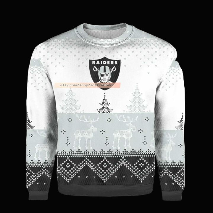 Raiders Christmas 2022 Believe Ugly 3D Sweater ? Usalast