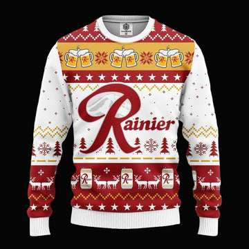 Rainier Beer Ugly Christmas Sweater Amazing Gift Idea Thanksgiving Gift ? Usalast