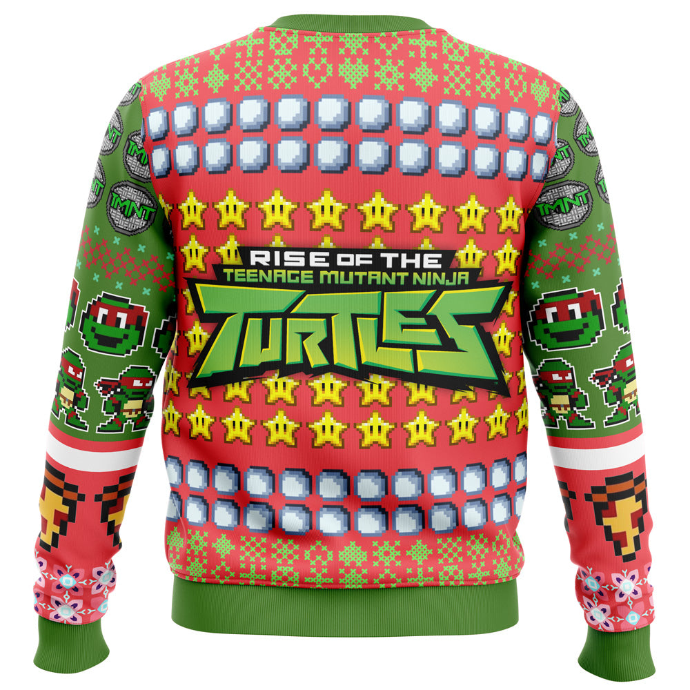 Raphael Rise of the Teenage Mutant Ninja Turtles Ugly Christmas Sweater