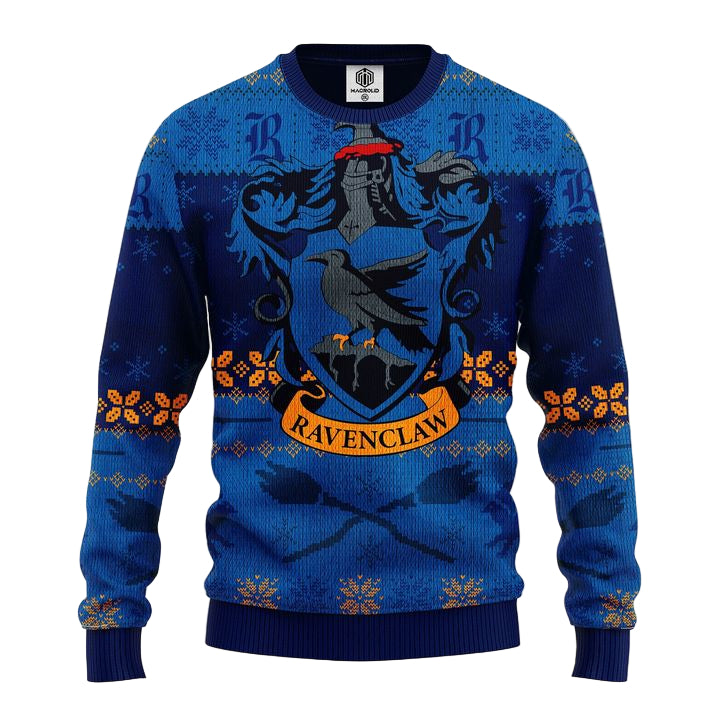 Raveclaw Blue Ugly Christmas Sweater Amazing Gift Idea Thanksgiving Gift ? Usalast