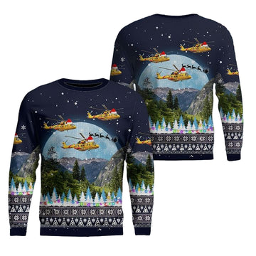 RCAF 103 Search and Rescue Squadron EHI CH-149 Cormorant Christmas AOP Sweater ? Usalast