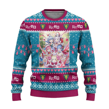Re Zero Anime Ugly Christmas Sweater Custom Xmas Gift ? Usalast