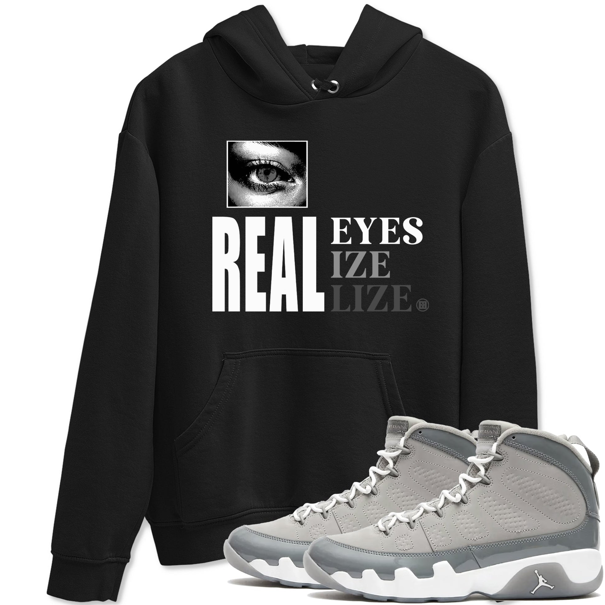 Real Eyes Sneaker Tees - Air Jordan 9 Cool Grey