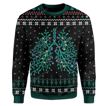 Respiratory Christmas Lights Custom Apparel Unisex 3D Sweater ? Usalast