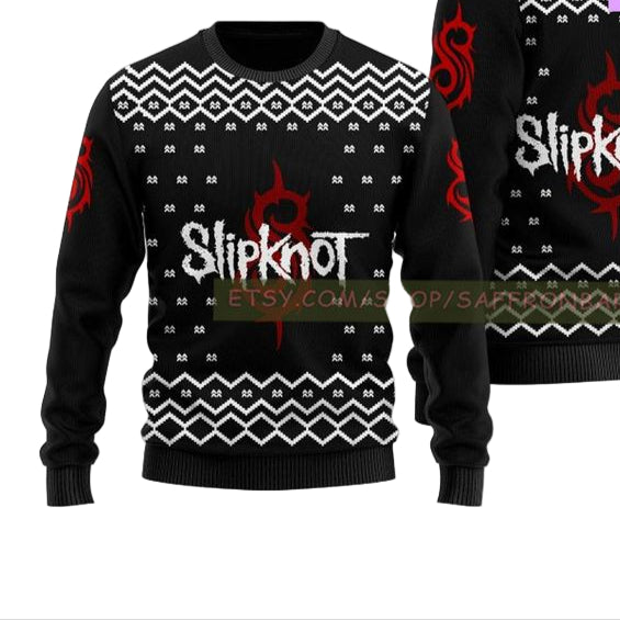 Retro Rock Slipknot Legend 2022 Design 3d Ugly Christmas Sweater ? Usalast