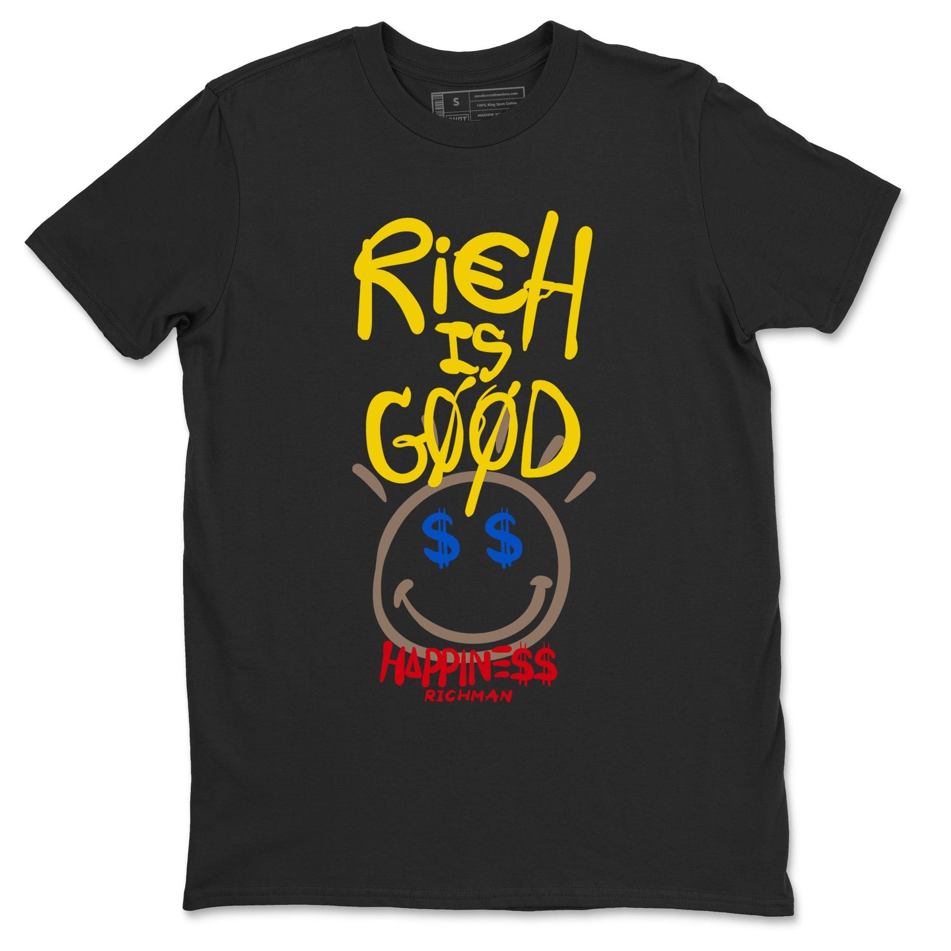 Rich Is Good Sneaker Tees - Air Jordan 1 Travis Scott Canary