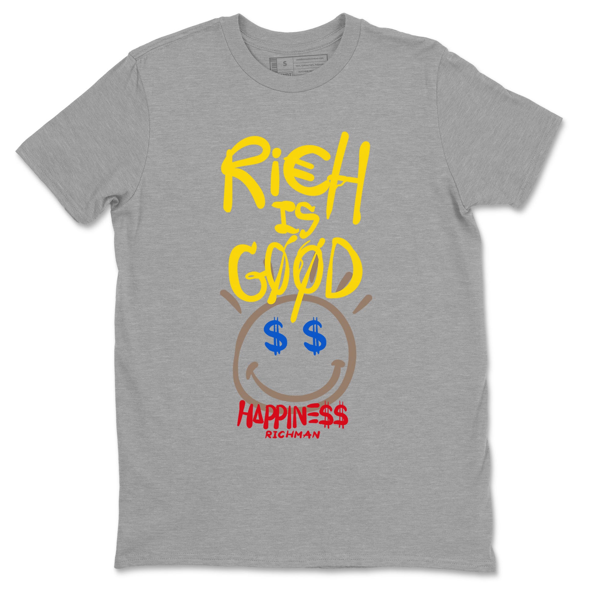 Rich Is Good Sneaker Tees - Air Jordan 1 Travis Scott Canary