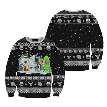 Rick And Morty Monster Horror Ugly Sweater ? Usalast