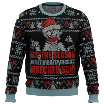 Rick And Morty Tis The Season Ugly Christmas Sweater ? Usalast