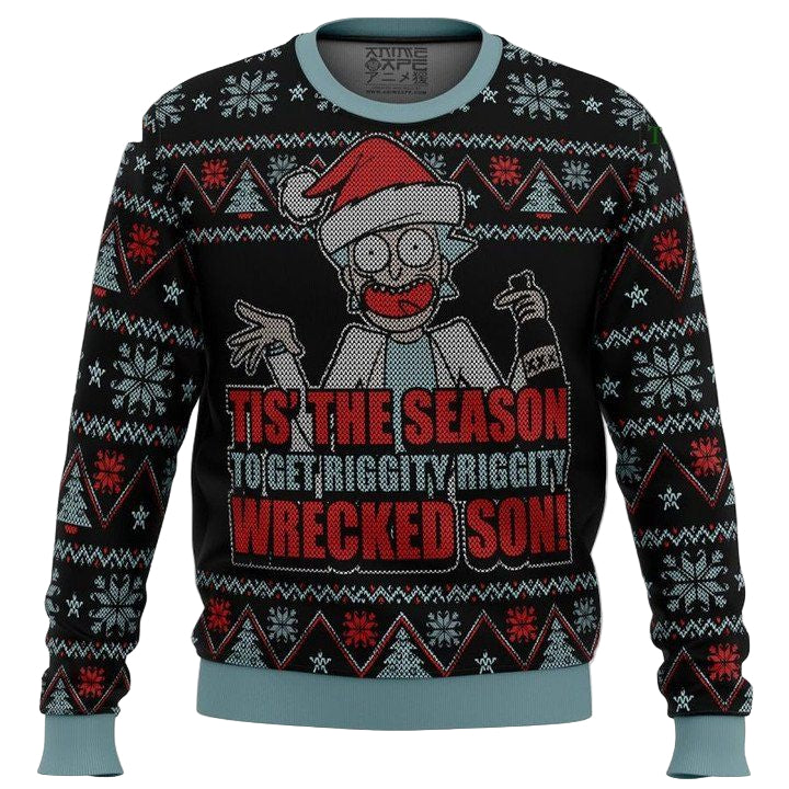 Rick And Morty Tis The Season Ugly Christmas Sweater ? Usalast