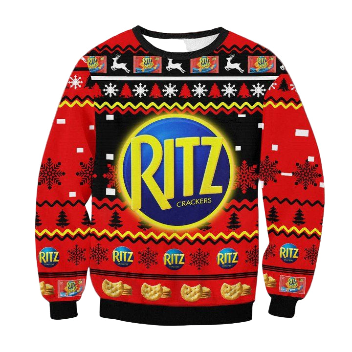 Ritz Crackers Ugly Christmas Sweater 2022 ? Usalast