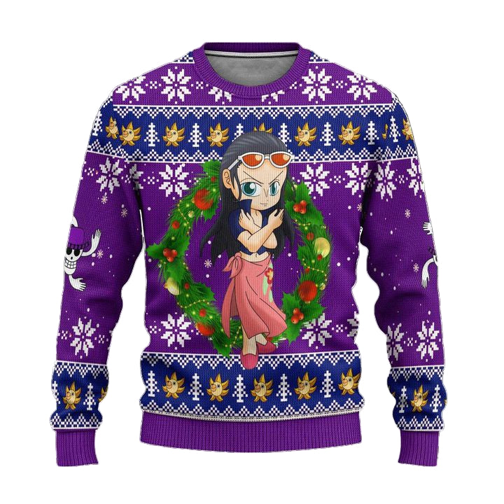Robin One Piece Anime Ugly Christmas Sweater Xmas Gift ? Usalast