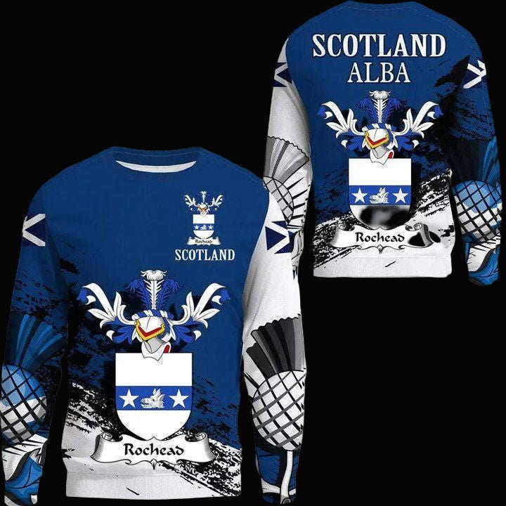 Rochead Scottish Family Crest Scotland Special Sweater A7 ? Usalast