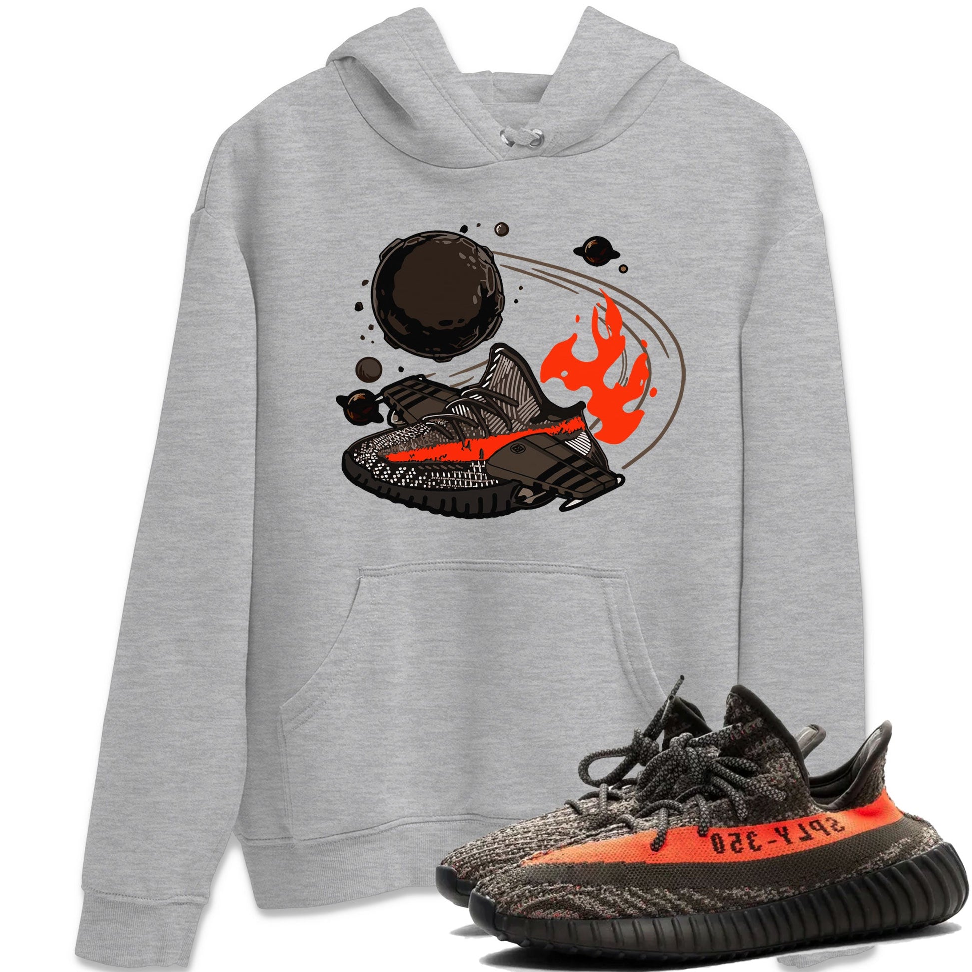 Rocket Boost Sneaker Tee - Yeezy 350 Carbon Beluga