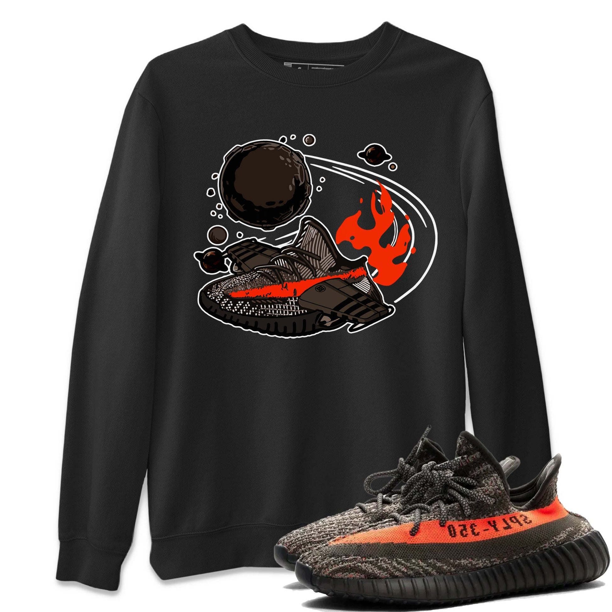 Rocket Boost Sneaker Tee - Yeezy 350 Carbon Beluga