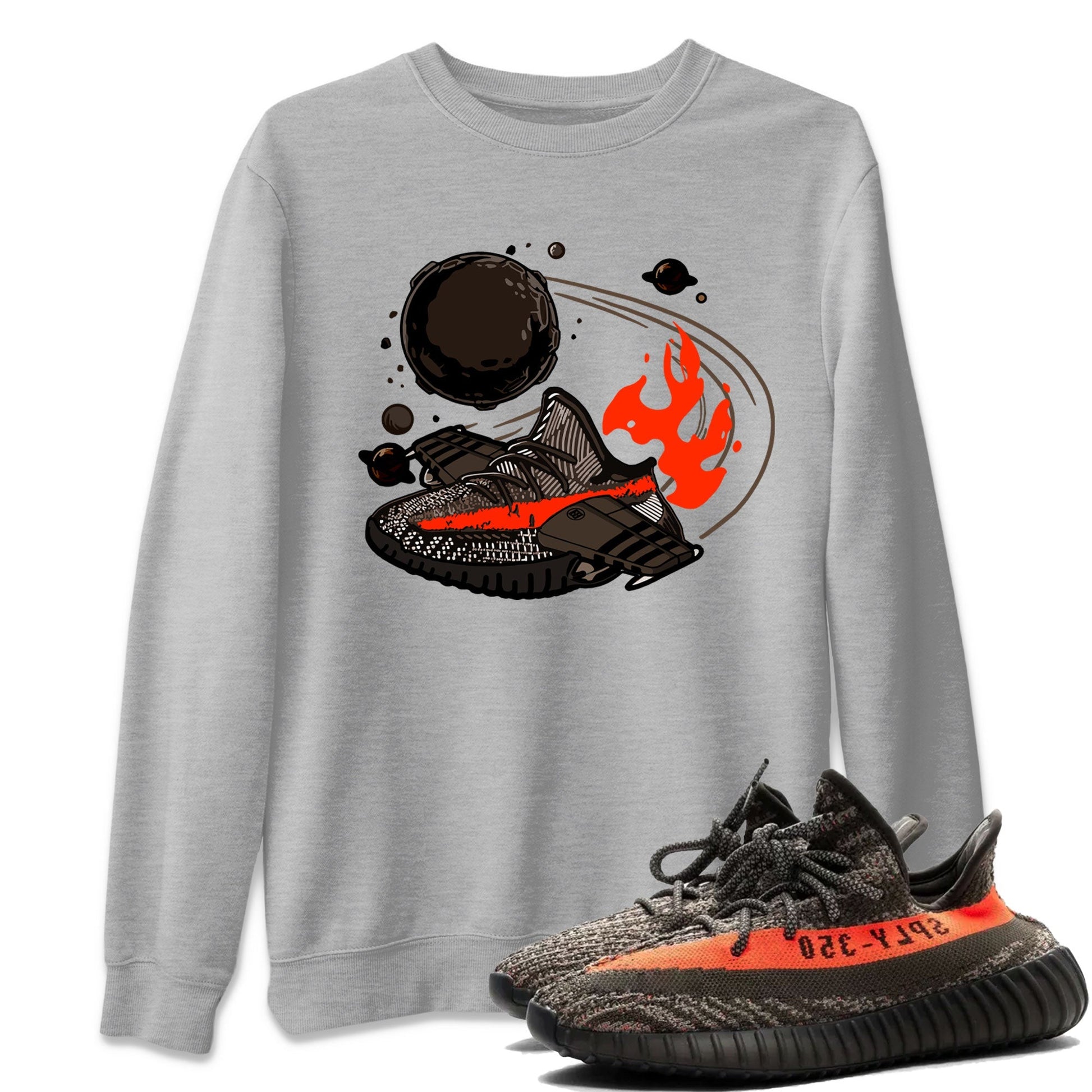 Rocket Boost Sneaker Tee - Yeezy 350 Carbon Beluga