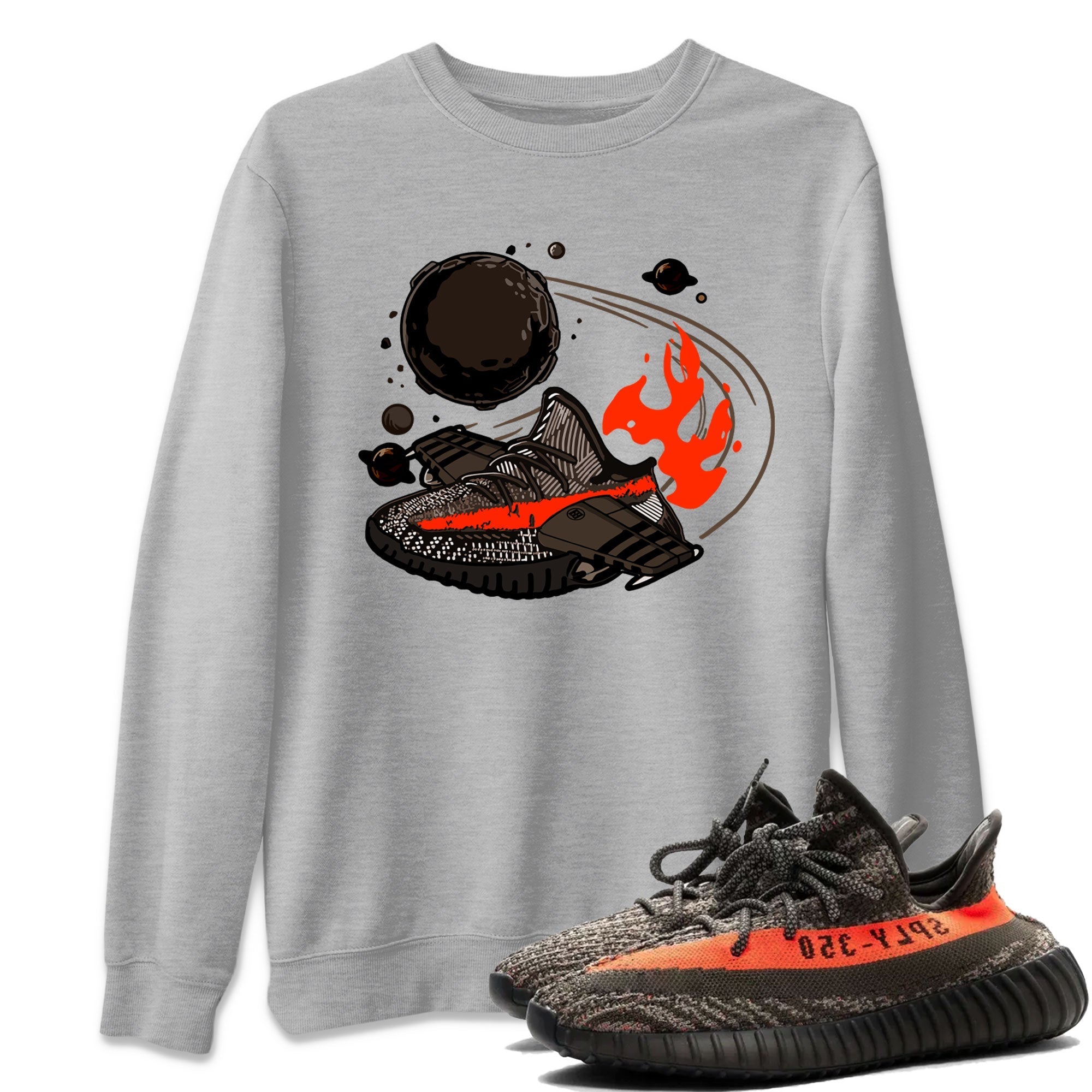 Rocket Boost Sneaker Tee - Yeezy 350 Carbon Beluga
