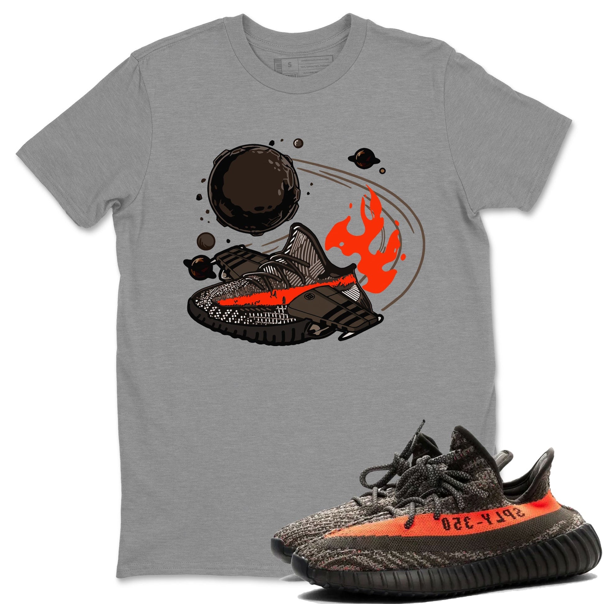 Rocket Boost Sneaker Tee - Yeezy 350 Carbon Beluga