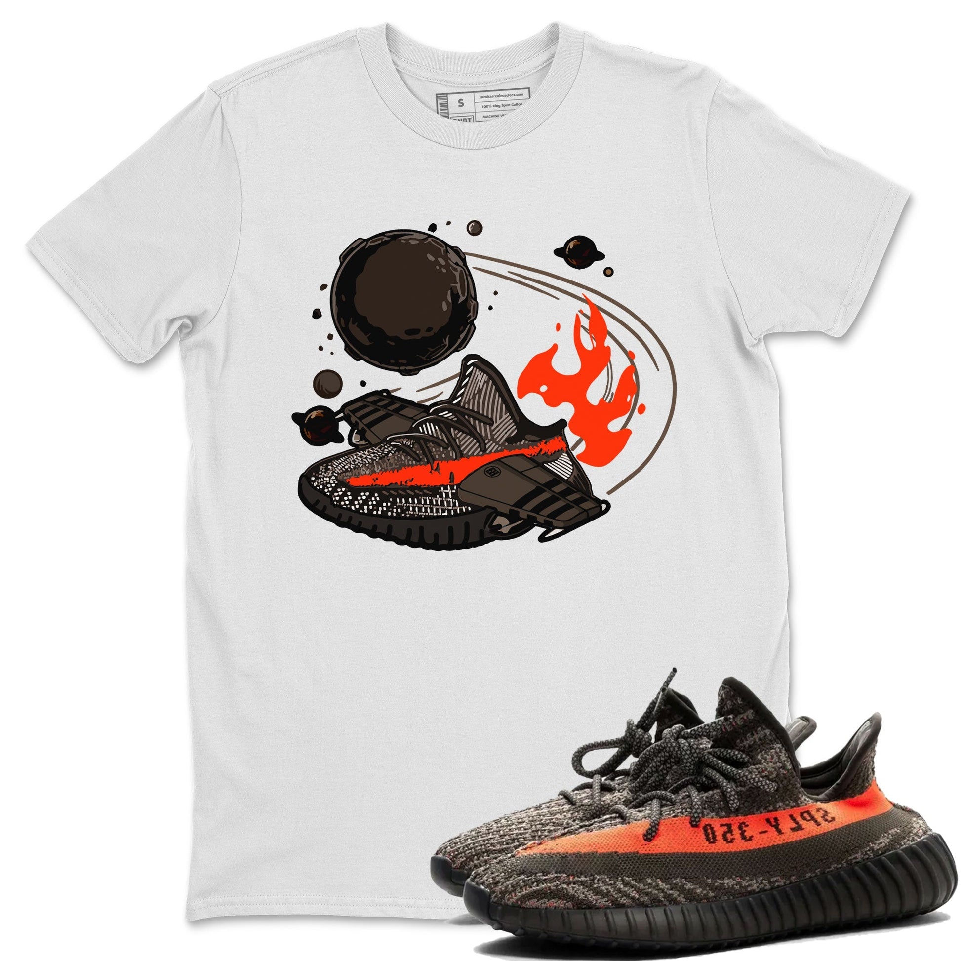 Rocket Boost Sneaker Tee - Yeezy 350 Carbon Beluga