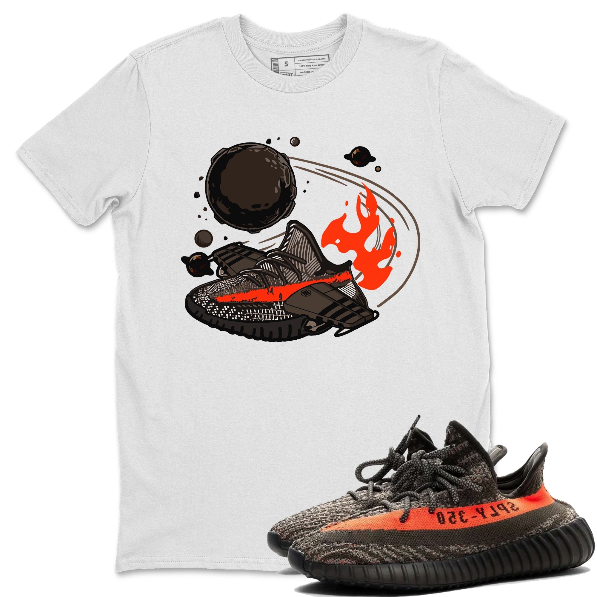 Rocket Boost Sneaker Tee - Yeezy 350 Carbon Beluga