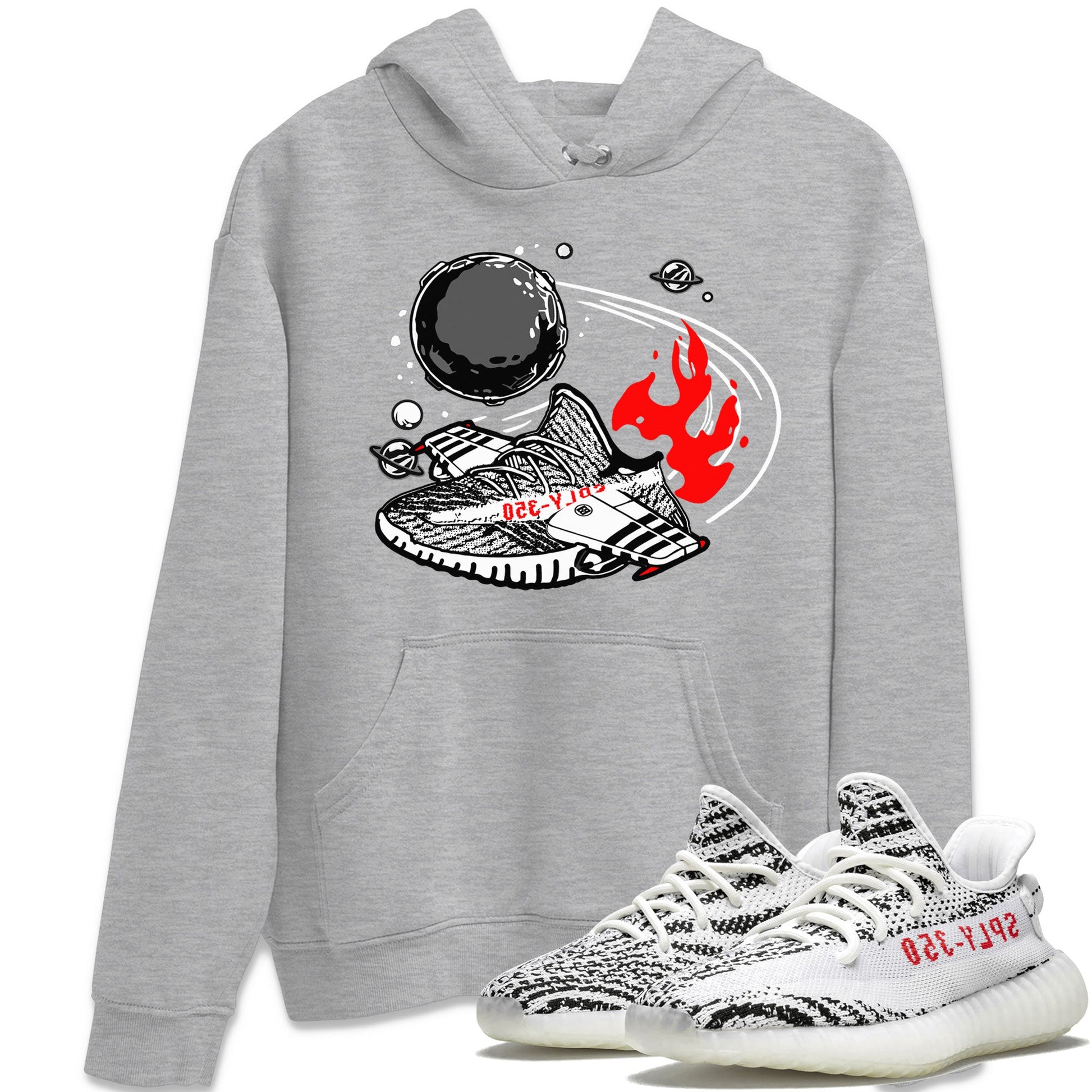 Rocket Boost Sneaker Tee - Yeezy 350 Zebra