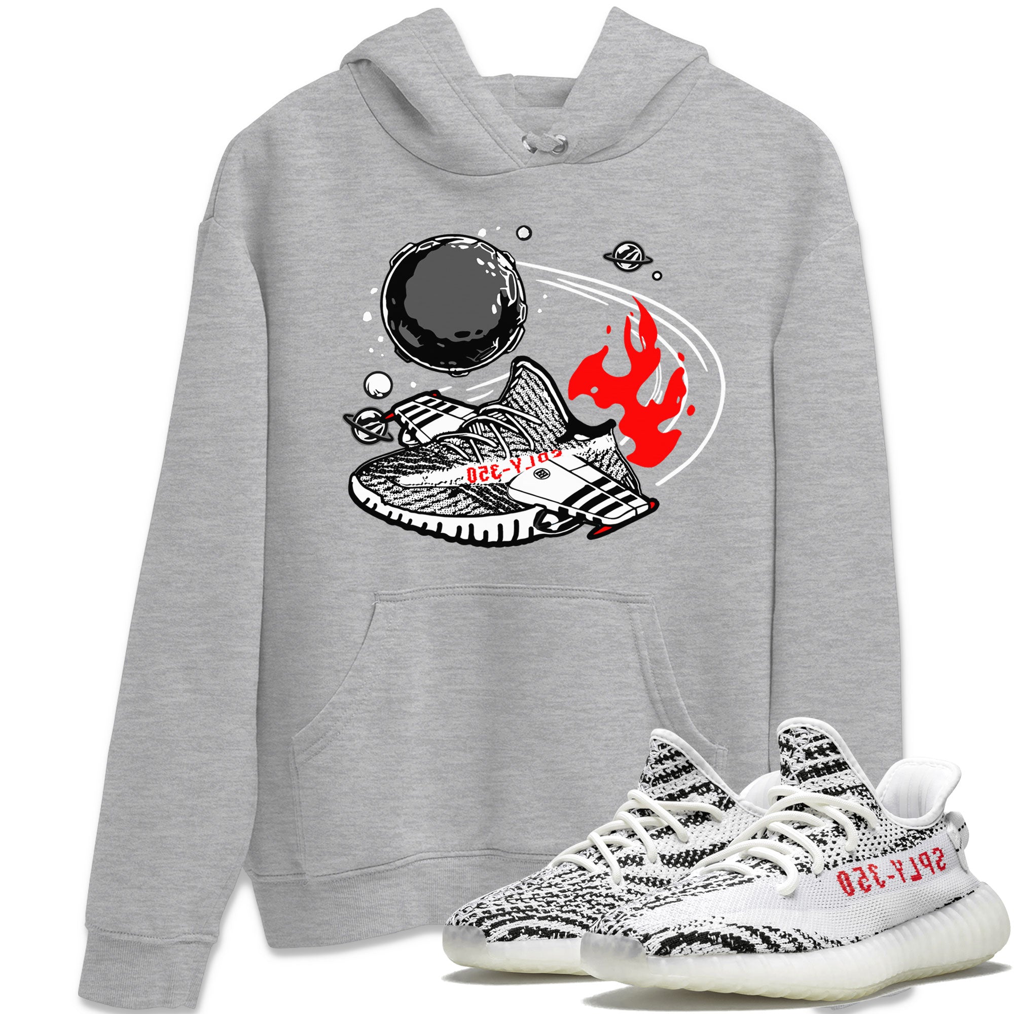 Rocket Boost Sneaker Tee - Yeezy 350 Zebra