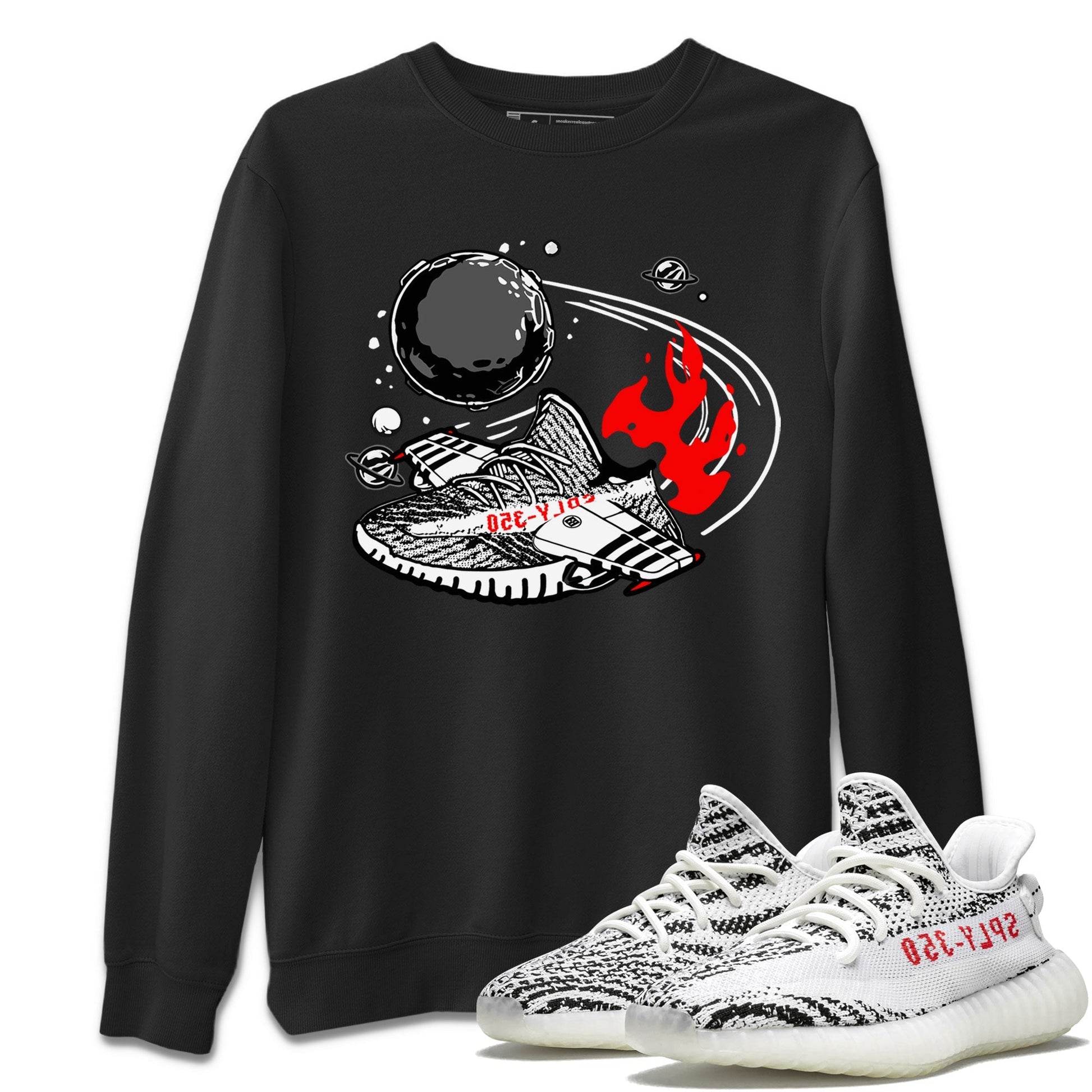 Rocket Boost Sneaker Tee - Yeezy 350 Zebra