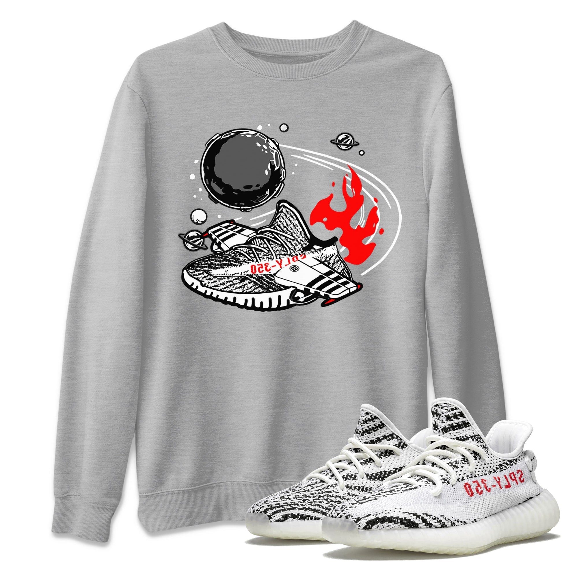 Rocket Boost Sneaker Tee - Yeezy 350 Zebra