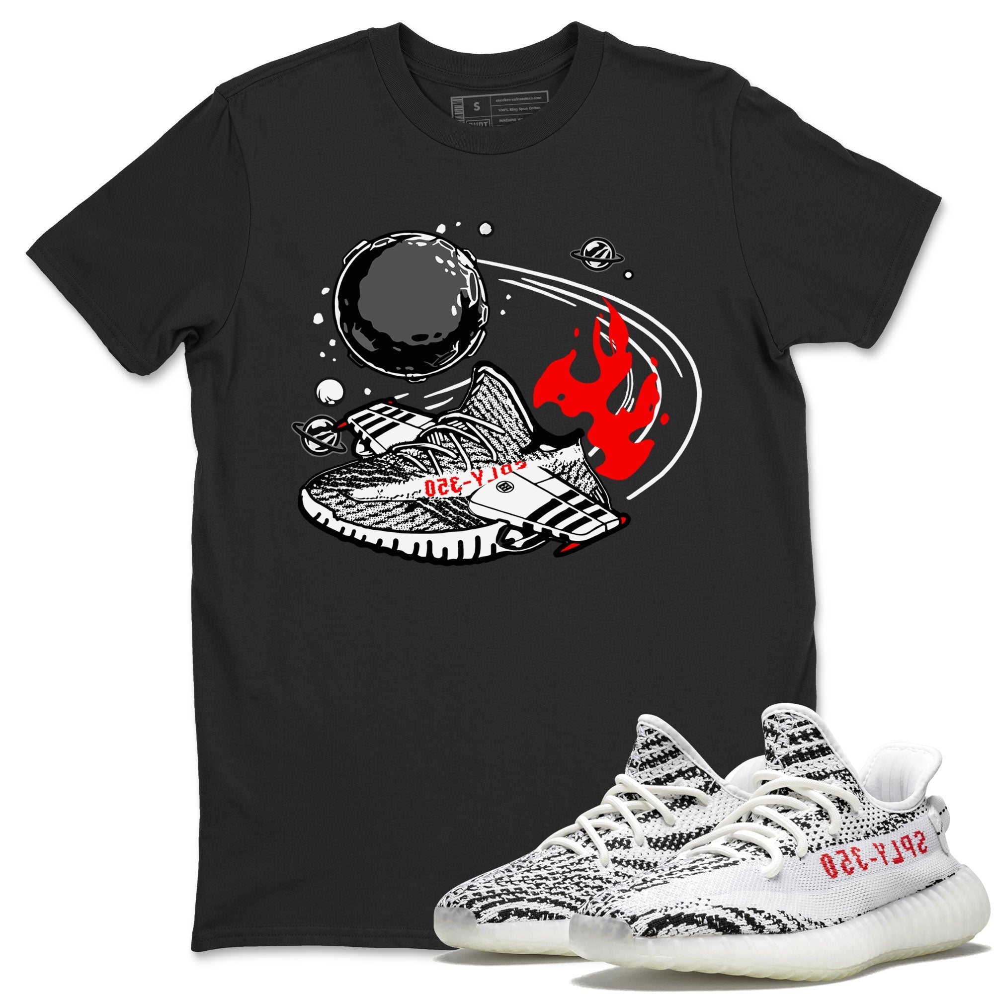 Rocket Boost Sneaker Tee - Yeezy 350 Zebra