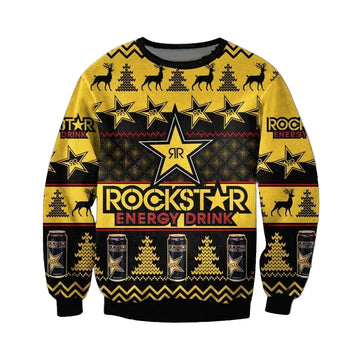 Rockstar Energy Drink Ugly Christmas Sweater 2022 ? Usalast