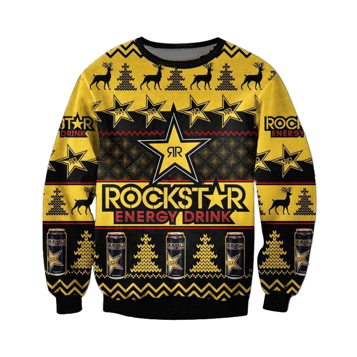 Rockstar Energy Drink Ugly Christmas Sweater 2022 ? Usalast