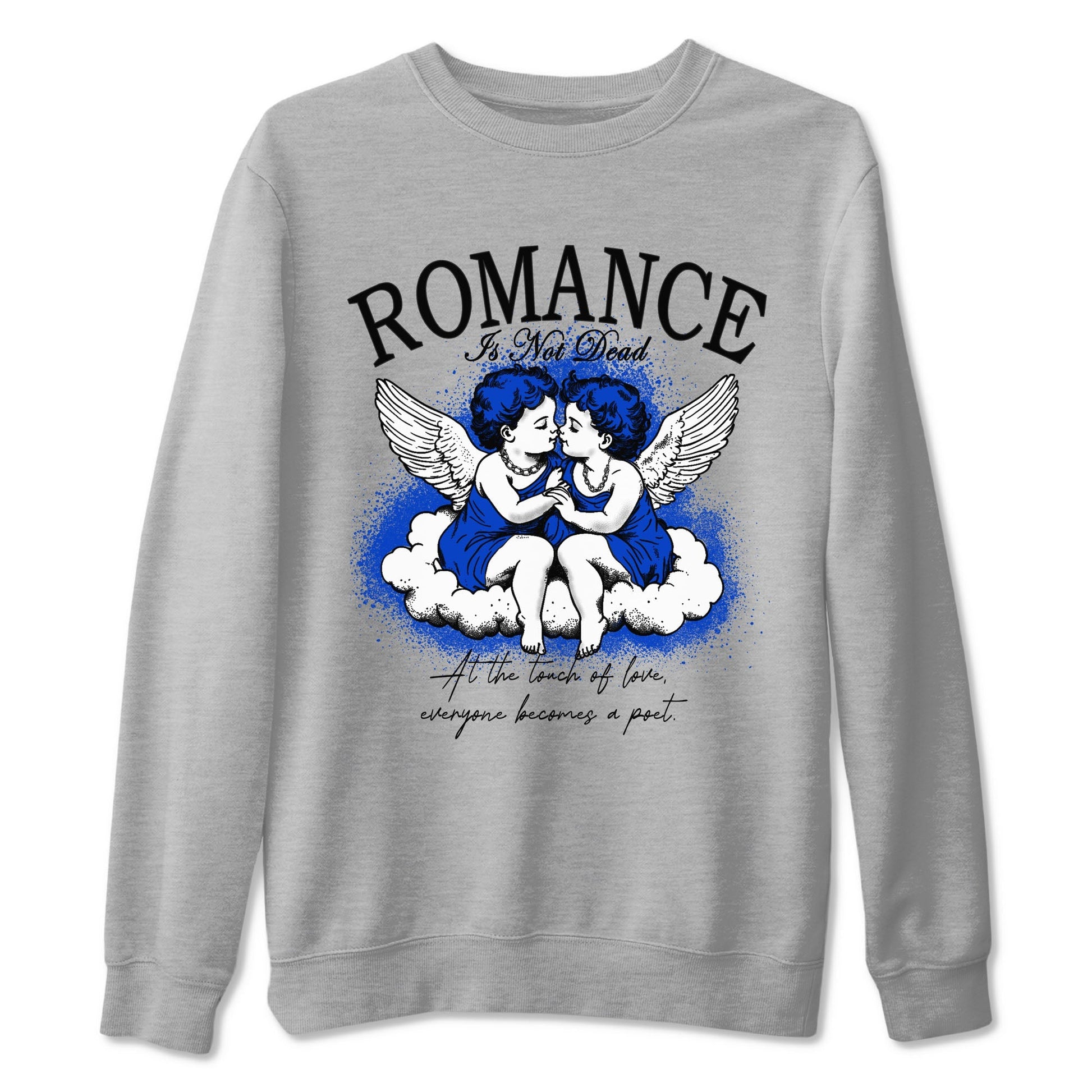 Romance Is Not Dead Sneaker Tees - Air Jordan 12 Blueberry