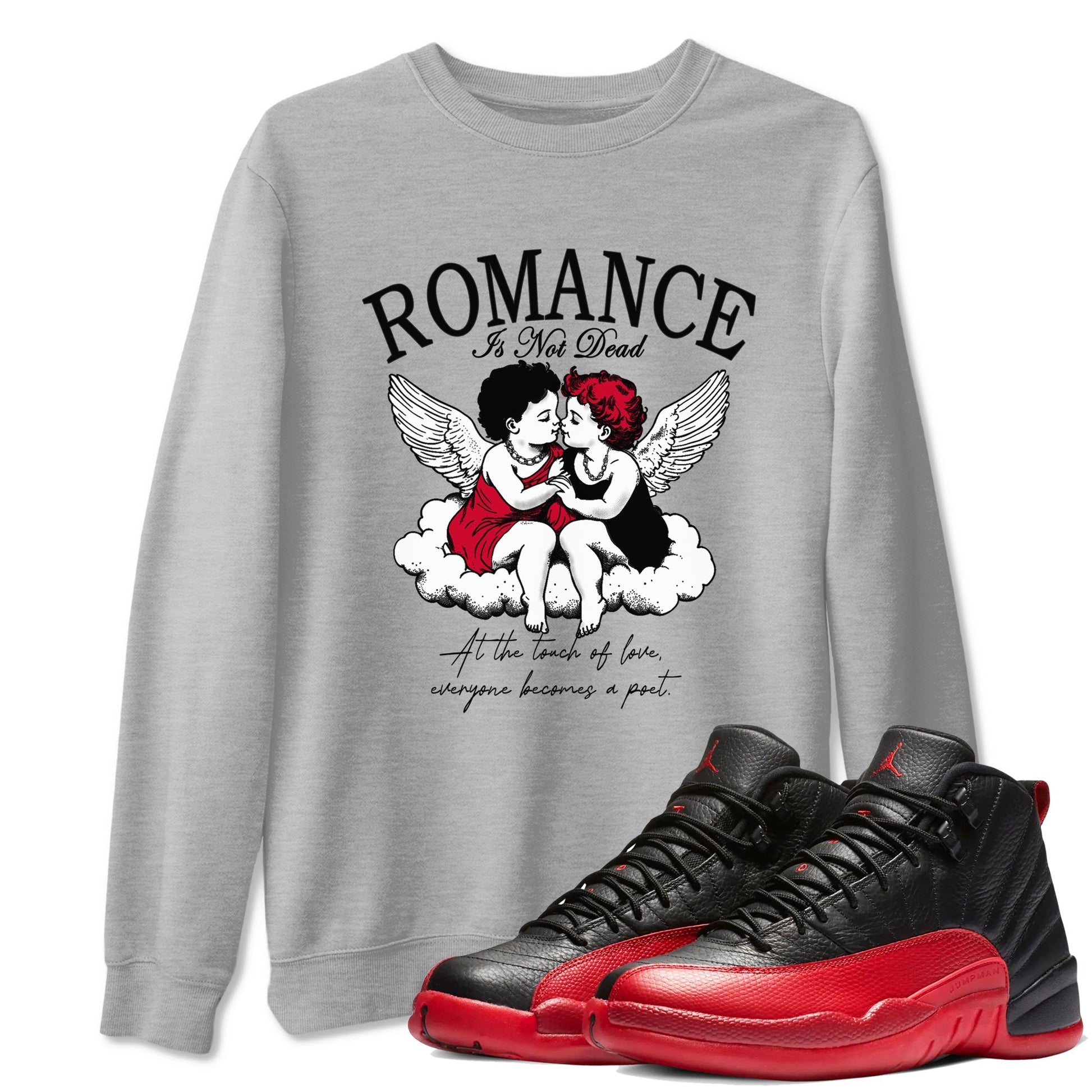 Romance Is Not Dead Sneaker Tees - Air Jordan 12 Flu Game