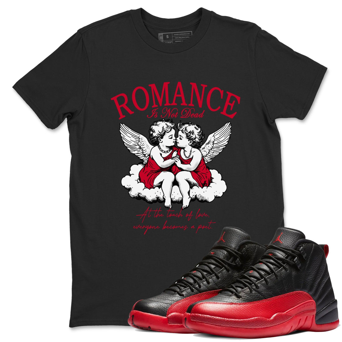 Romance Is Not Dead Sneaker Tees - Air Jordan 12 Flu Game