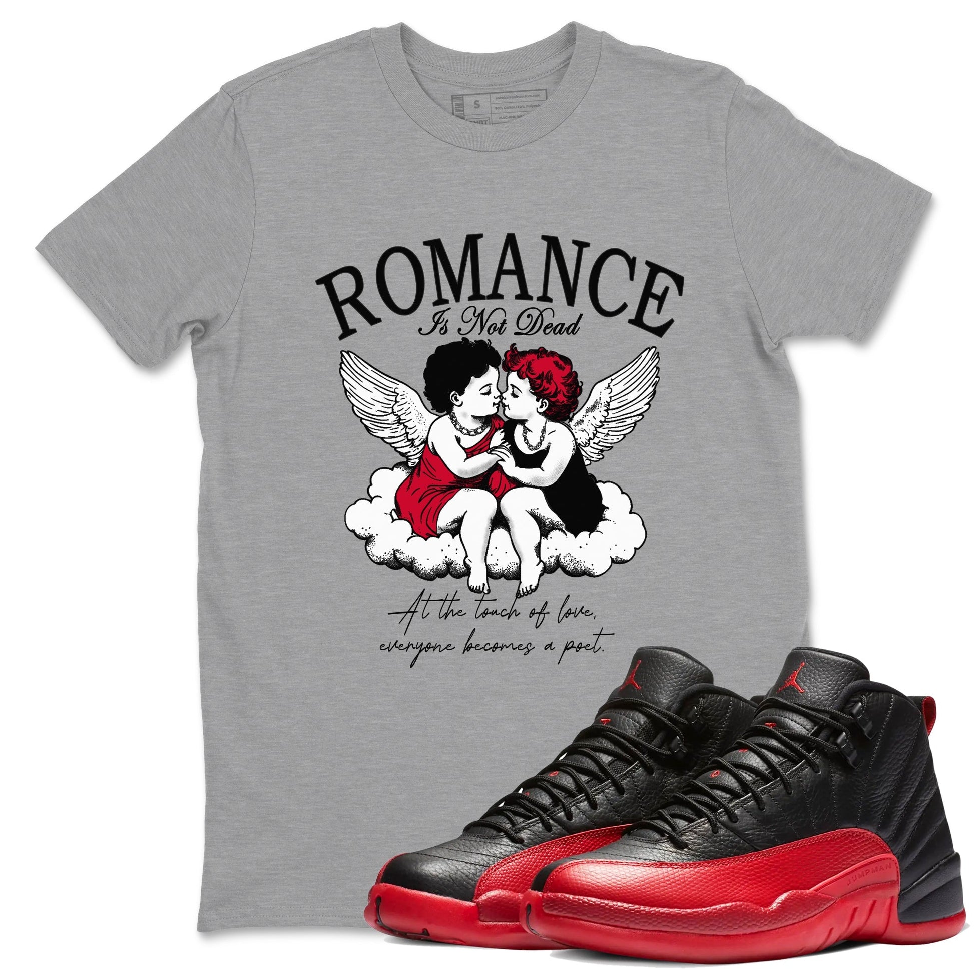 Romance Is Not Dead Sneaker Tees - Air Jordan 12 Flu Game