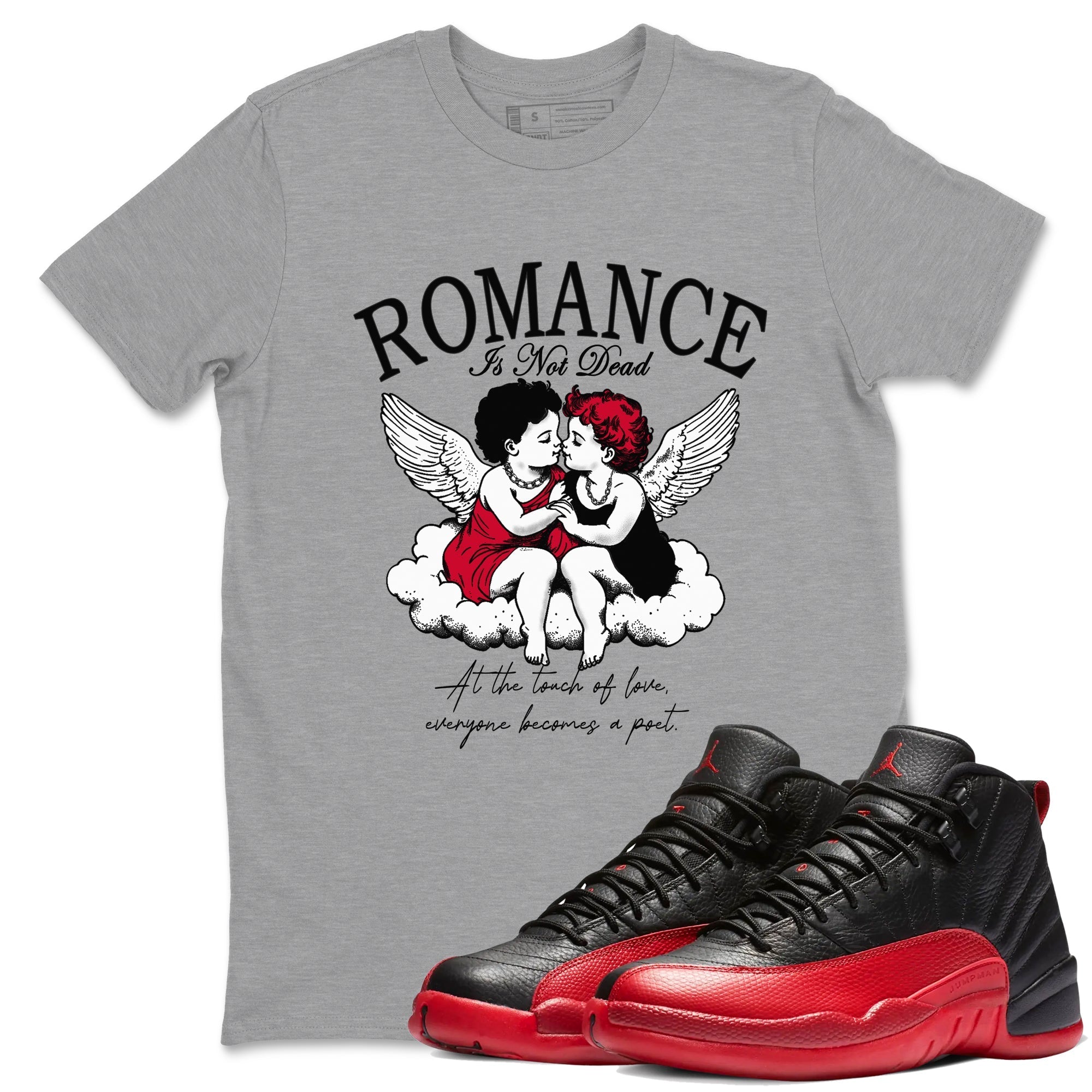 Romance Is Not Dead Sneaker Tees - Air Jordan 12 Flu Game