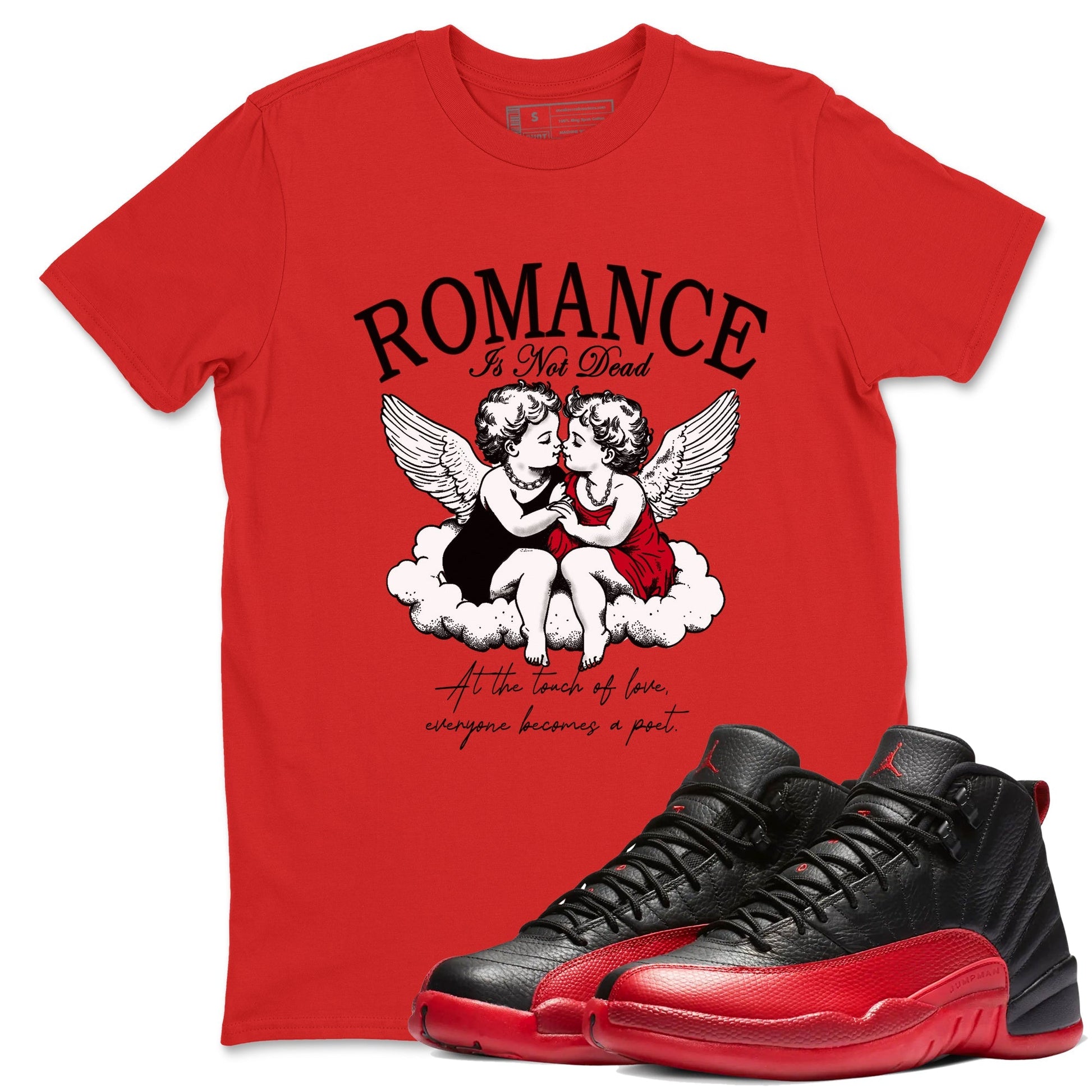 Romance Is Not Dead Sneaker Tees - Air Jordan 12 Flu Game