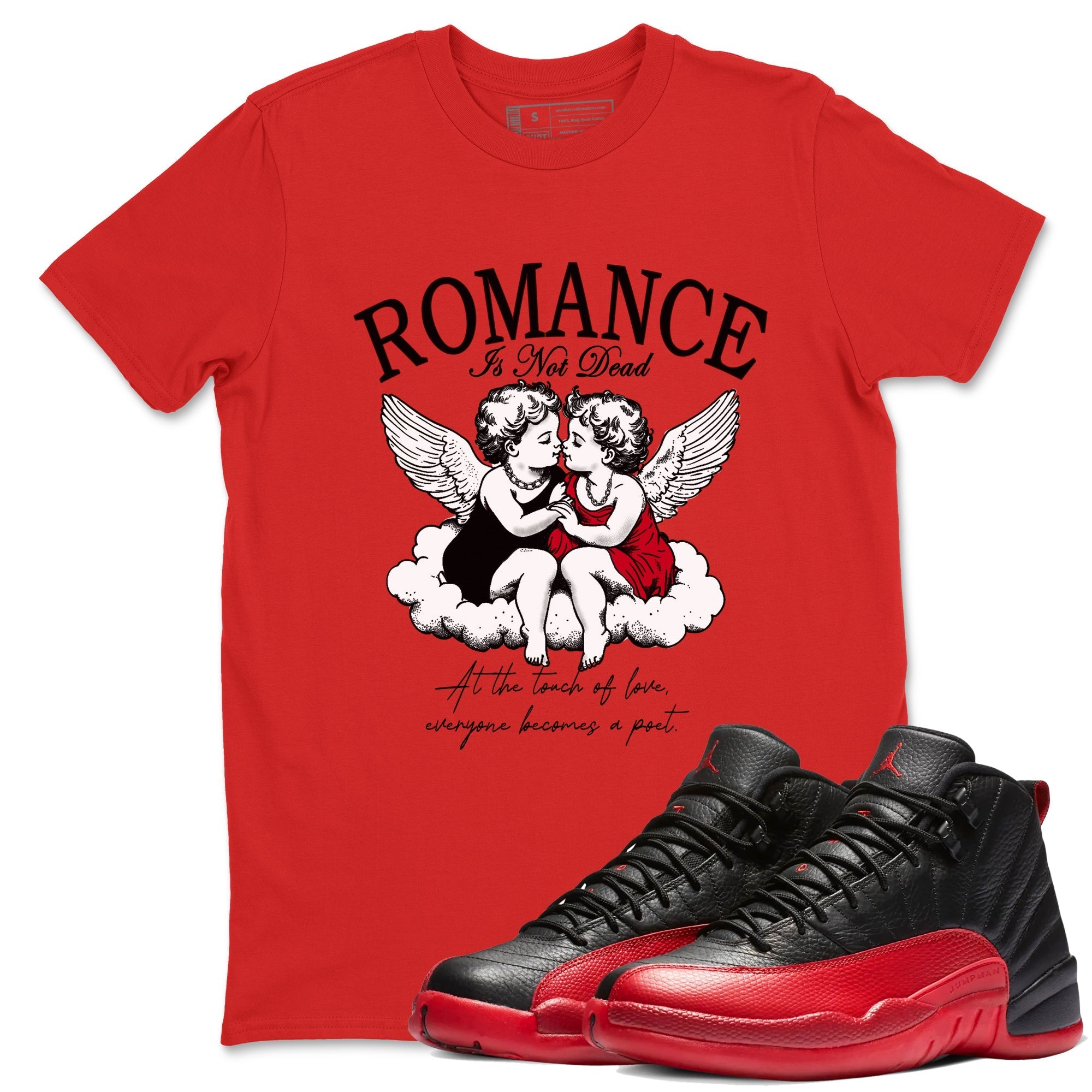 Romance Is Not Dead Sneaker Tees - Air Jordan 12 Flu Game