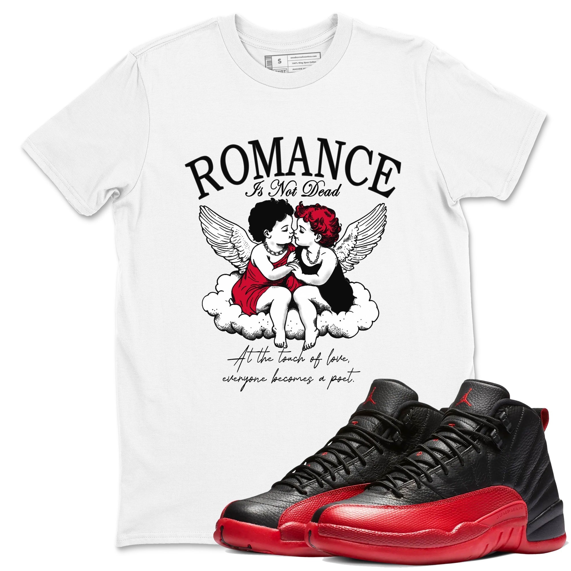 Romance Is Not Dead Sneaker Tees - Air Jordan 12 Flu Game