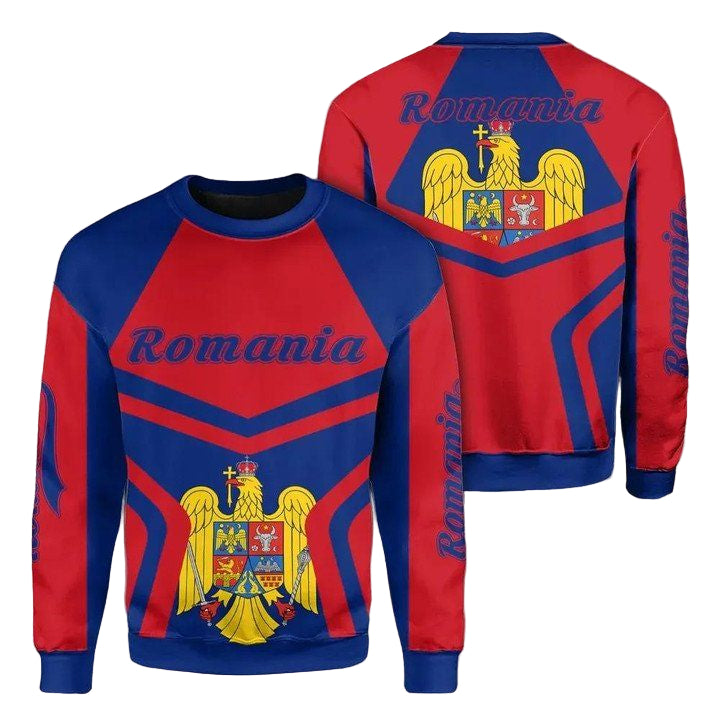 Romania Coat Of Arms Sweater My Style J75 ? Usalast