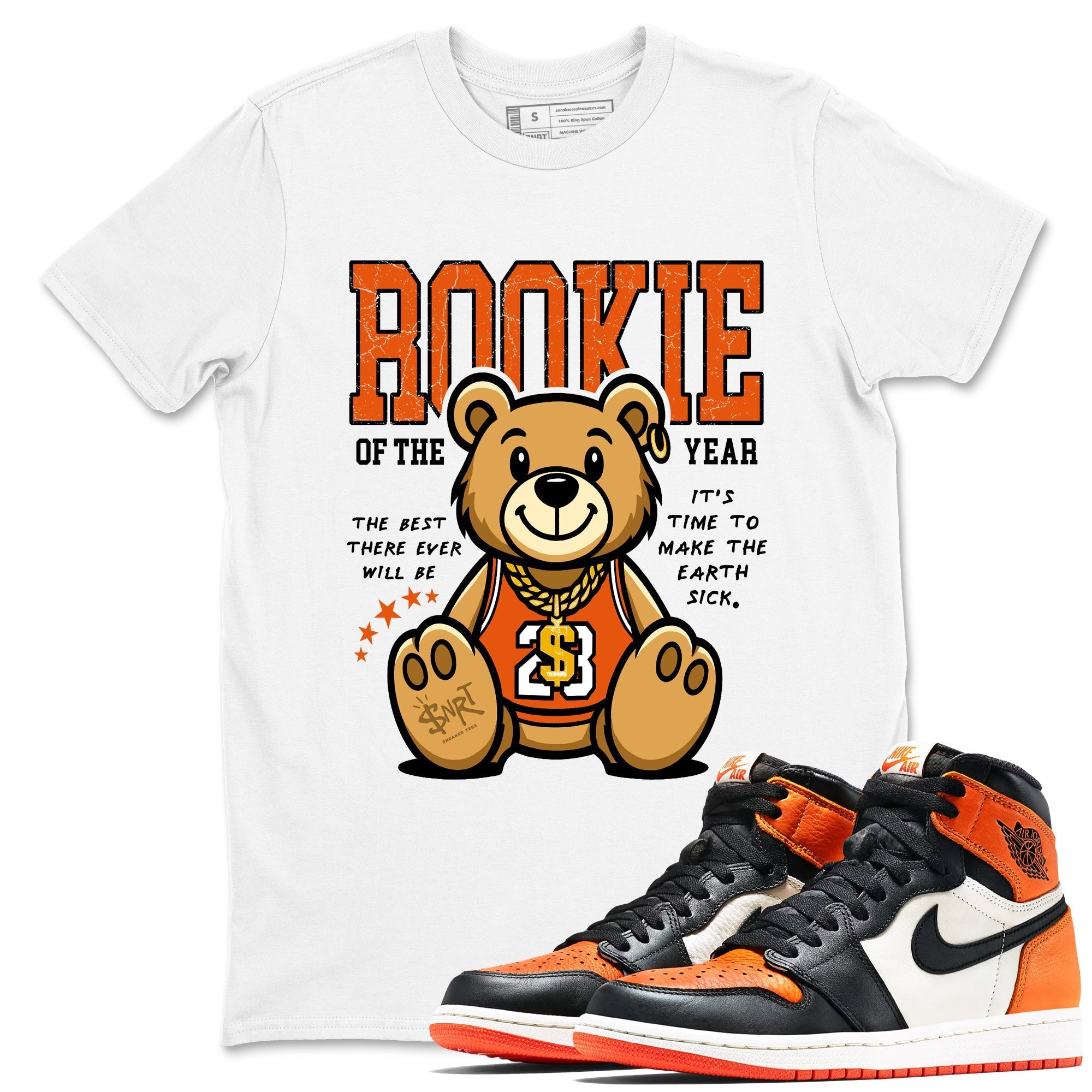 Rookie Of The Year Sneaker Tees - Air Jordan 1 Shattered Backboard