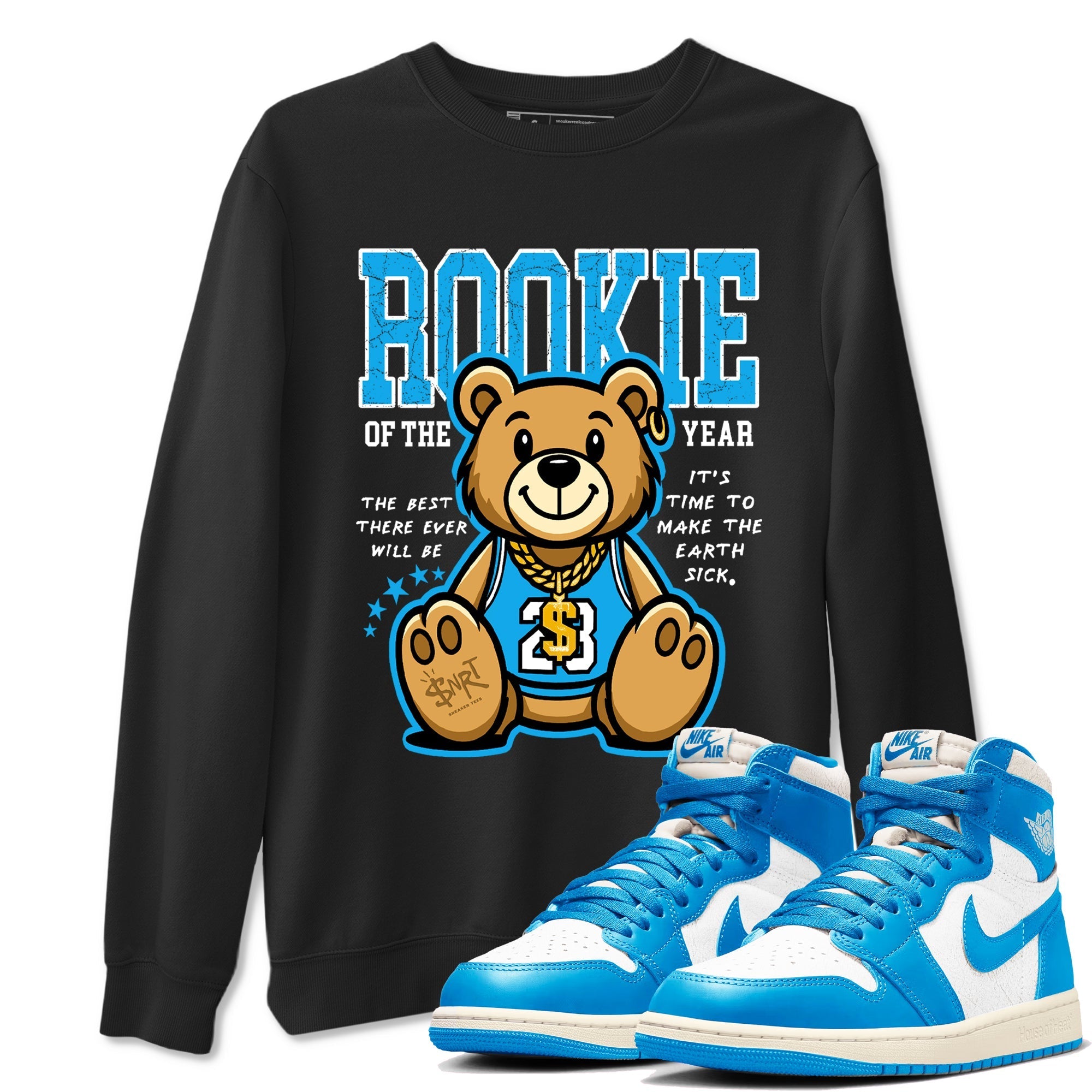 Rookie Of The Year Sneaker Tees - Air Jordan 1 UNC Reimagined