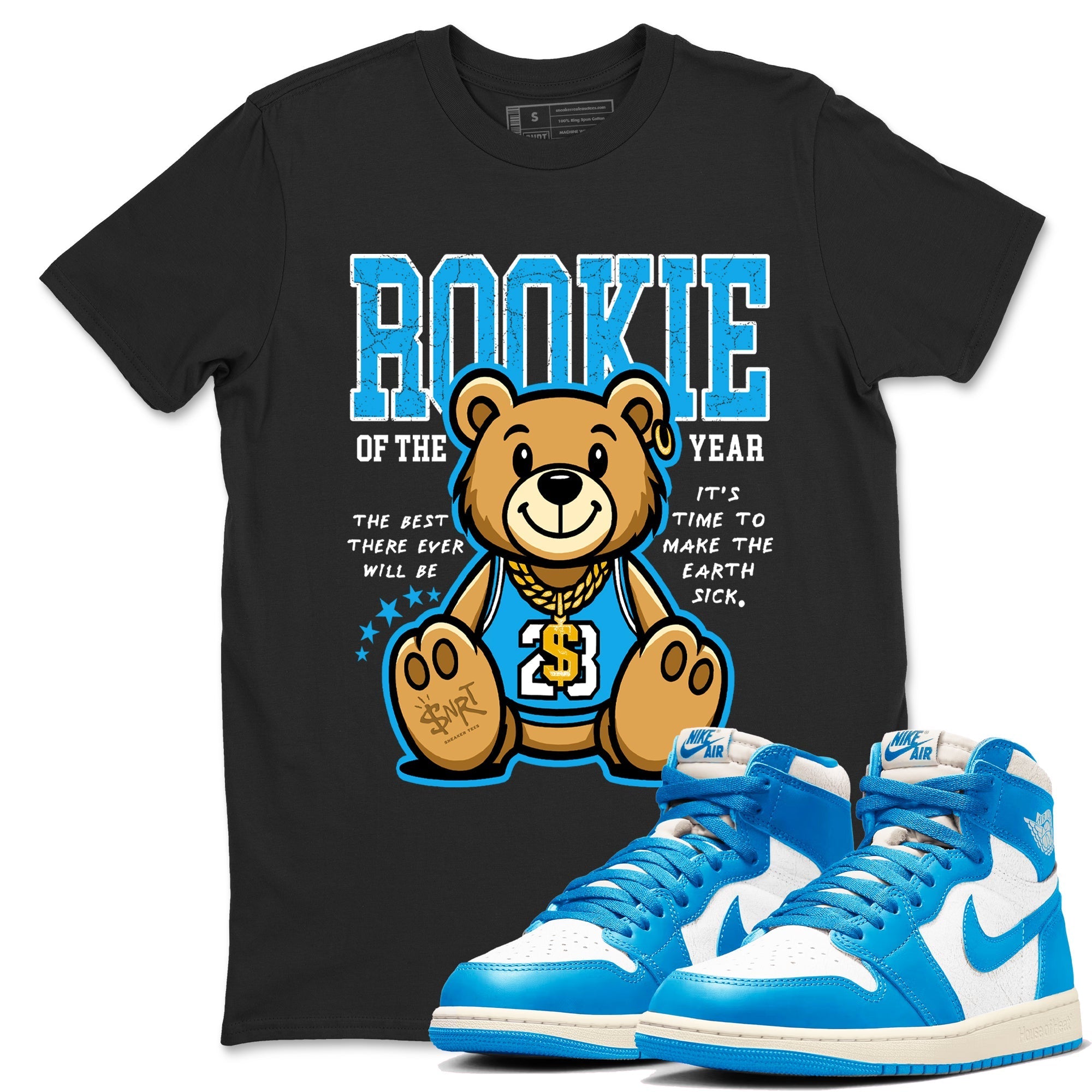 Rookie Of The Year Sneaker Tees - Air Jordan 1 UNC Reimagined