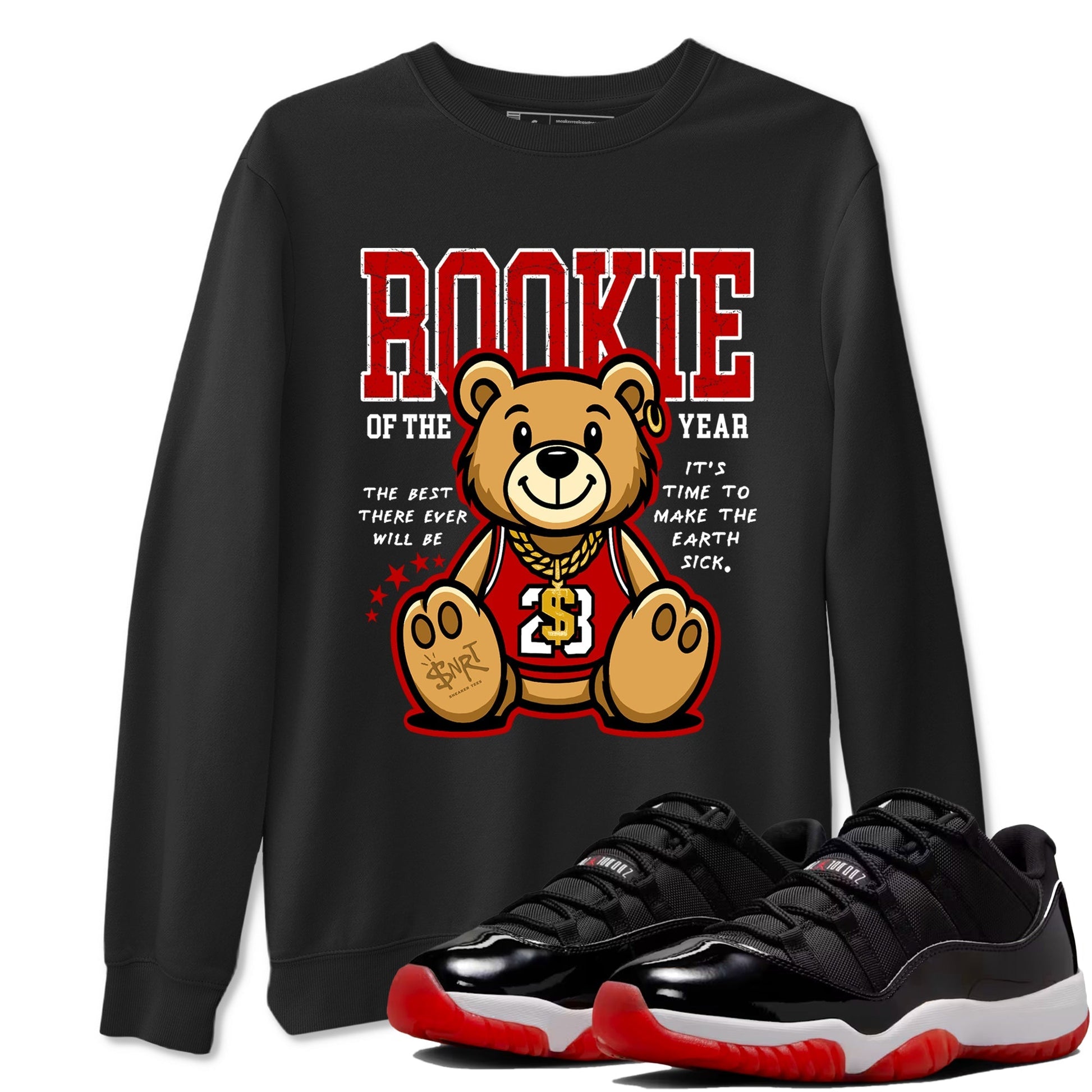 Rookie Of The Year Sneaker Tees - Air Jordan 11 Bred