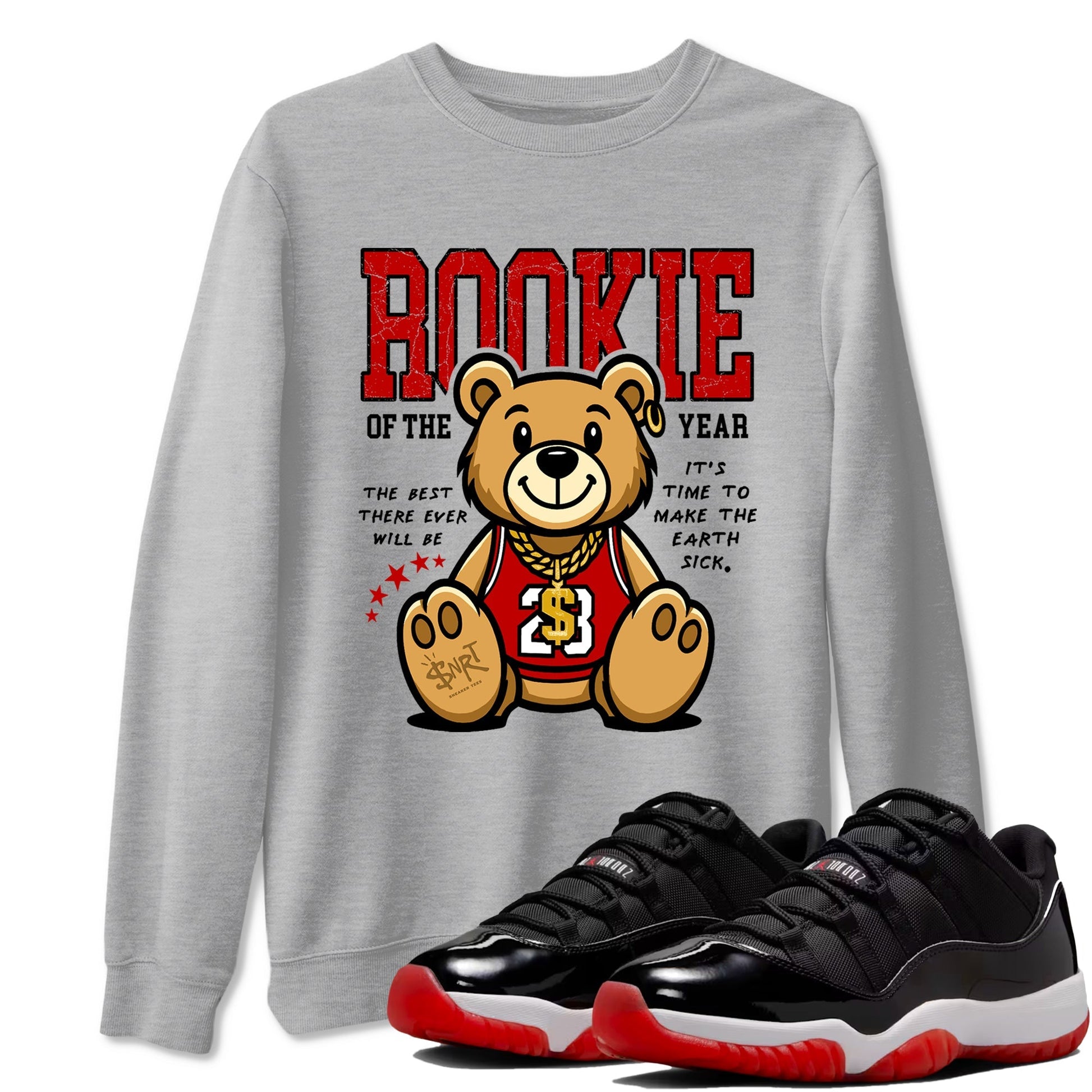 Rookie Of The Year Sneaker Tees - Air Jordan 11 Bred
