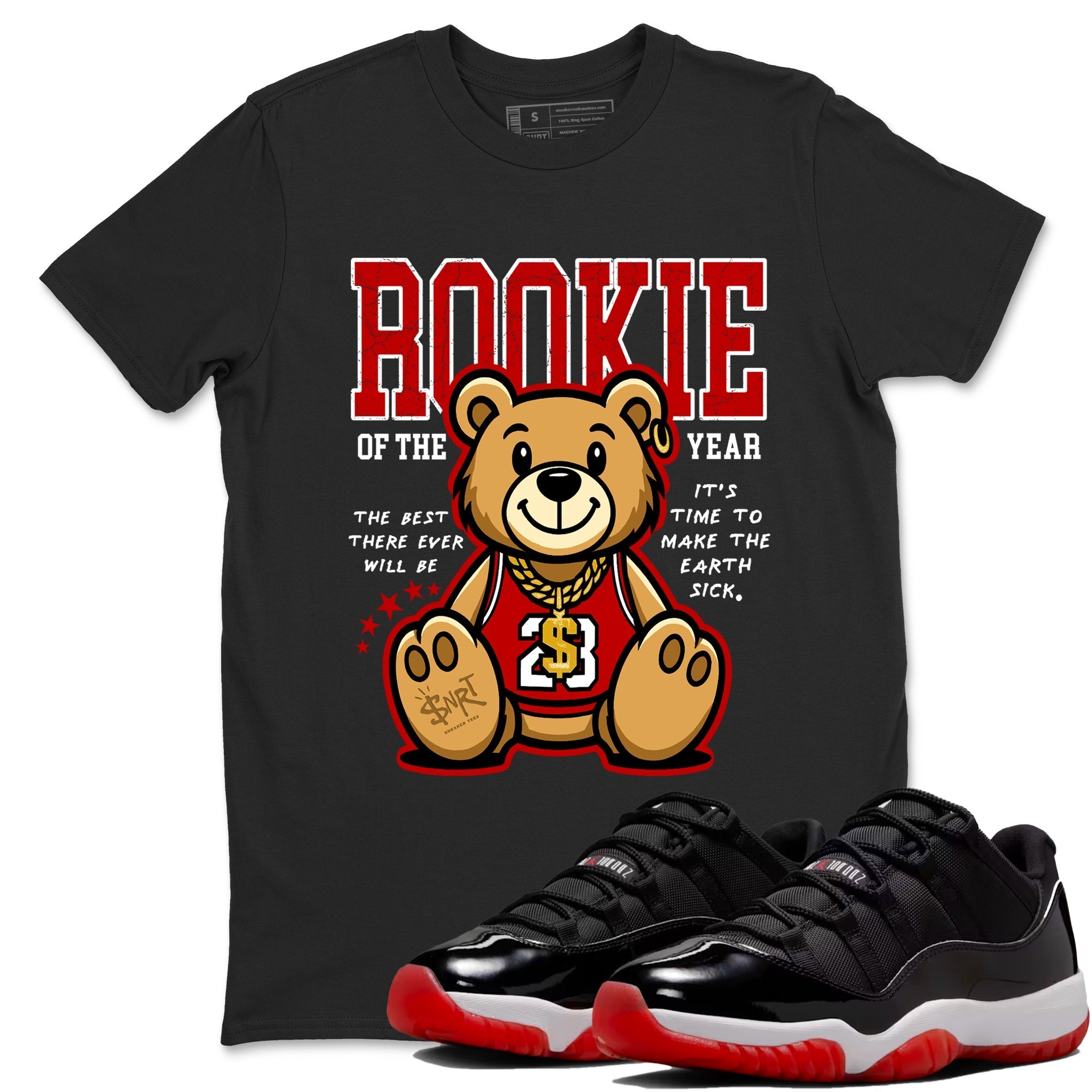 Rookie Of The Year Sneaker Tees - Air Jordan 11 Bred