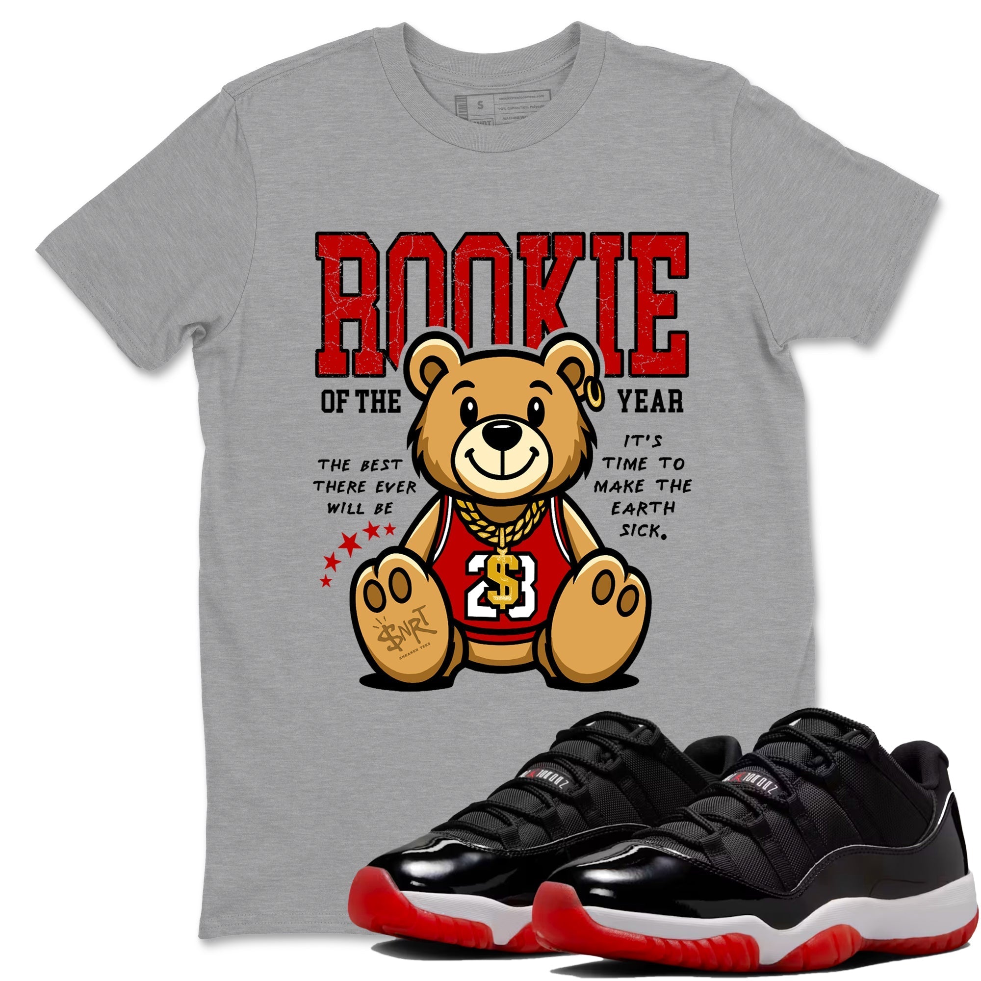 Rookie Of The Year Sneaker Tees - Air Jordan 11 Bred