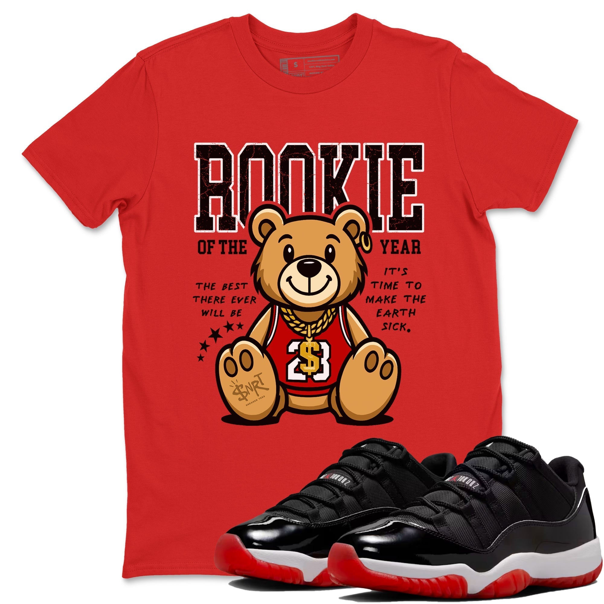 Rookie Of The Year Sneaker Tees - Air Jordan 11 Bred